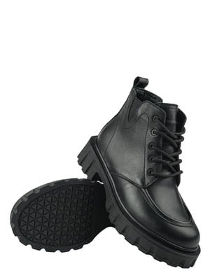 Ботинки кожаные черные | 6416837