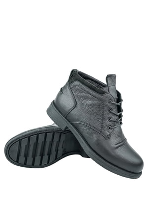 Ботинки кожаные черные | 6416838