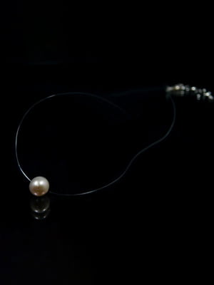 Намисто з коштовного каміння "Мінімалізм" (перли) | 6418070