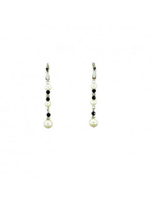 Ексклюзивні сережки "Королівські перли " з перлами, авантюрином | 6418721