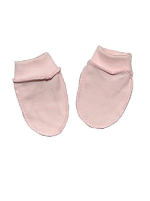 Перчатки для младенцев пудровые | 6420620