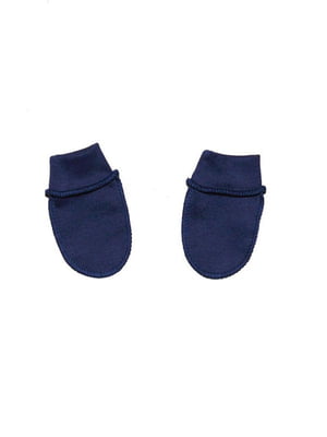 Перчатки для младенцев темно-синие | 6420628
