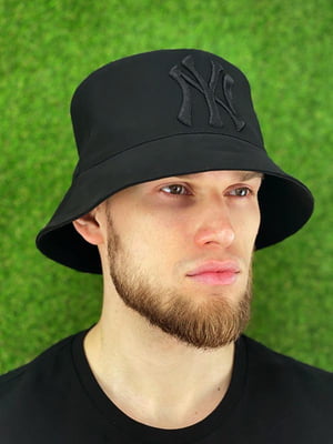 Панама «NY Yankees» черная с вышивкой | 6421451
