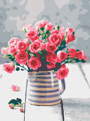 Картина за номерами "Ранкові троянди" (40х50 см)    | 6423995