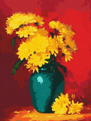 Картина за номерами "Жовті хризантеми" (40х50 см)    | 6424073