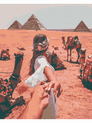 Картина за номерами "Піраміди Гізи" (40х50 см) | 6424119