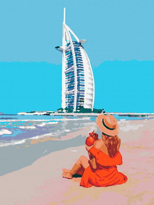Картина за номерами "Під вітрилом Дубаю" (40х50 см) | 6424121