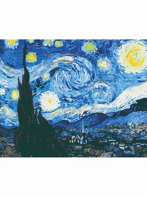 Картина за номерами "Зоряна ніч" (40х50 см) | 6424136