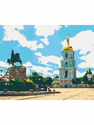 Картина за номерами "Софіївська площа" (40х50 см) | 6424167