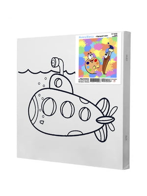 Картина за контурами "Підводний човен" (25х25 см)    | 6424198
