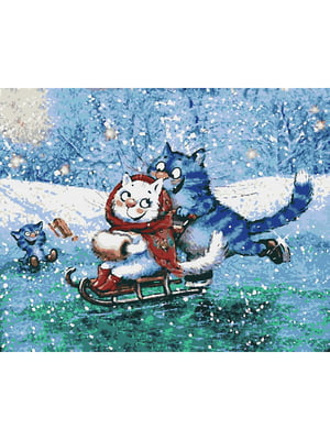 Картина за номерами "Сніжна ковзанка" (40х50 см)    | 6424281