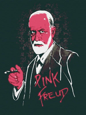Картина за номерами "Pink Freud" (40х50 см) | 6424384