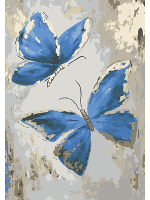 Картина за номерами "Мерехтливі метелики" (28х40 см)    | 6424526