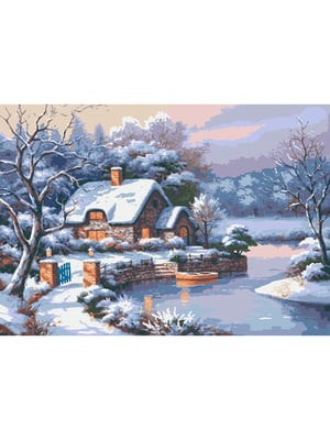 Картина за номерами "Зимова казка" (28х40 см)    | 6424534