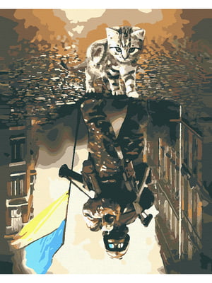 Картина за номерами "Українські котики" (40х50 см) | 6424537