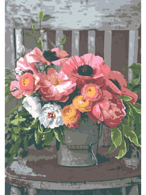Картина за номерами "Квіткова чарівність" (28х40 см)    | 6424612
