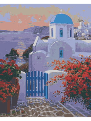 Картина за номерами "Над Егейським морем" (40х50 см) | 6424619