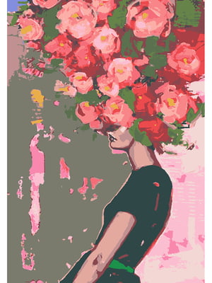 Картина за номерами "Трояндова мрія" (28х40 см) | 6424631