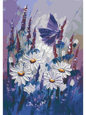 Картина за номерами "Метелик в квітах" (28х40 см)    | 6424688