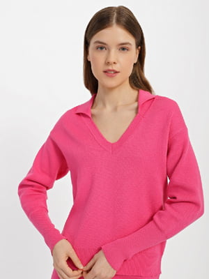 Пуловер рожевий | 6425120