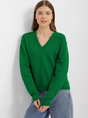 Пуловер зелений | 6425126