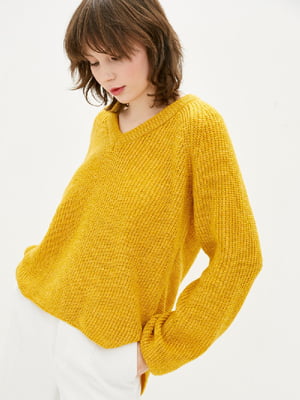 Пуловер желтый | 6425135