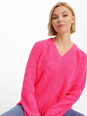 Пуловер розовый | 6425137