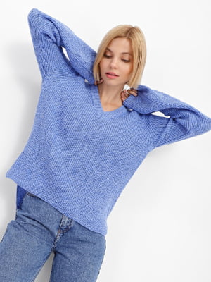 Пуловер голубой | 6425138