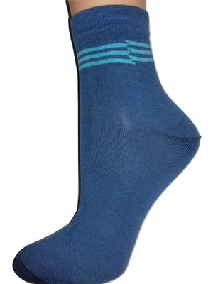 Шкарпетки сині в смужку | 6425328