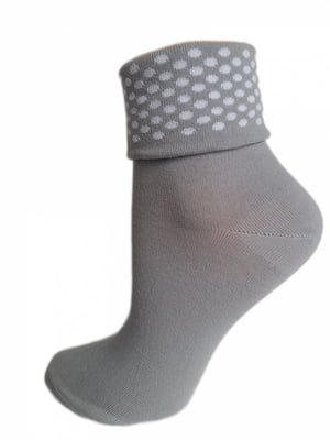 Шкарпетки сірі в смужку | 6425377