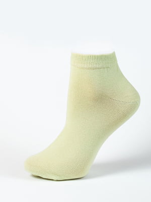 Шкарпетки короткі салатового кольору | 6425386