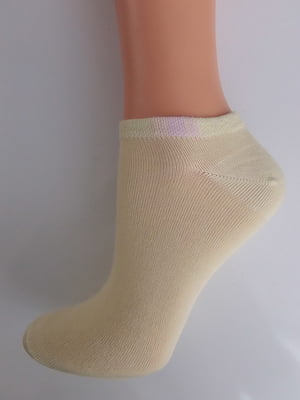 Шкарпетки короткі жовті | 6425412