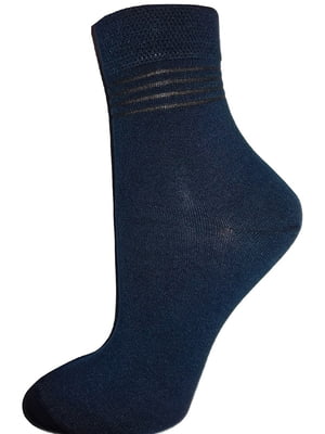 Шкарпетки сині в смужку | 6425415