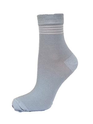 Шкарпетки сірі в смужку | 6425417
