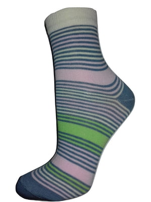 Шкарпетки різнокольорові в смужку | 6425425