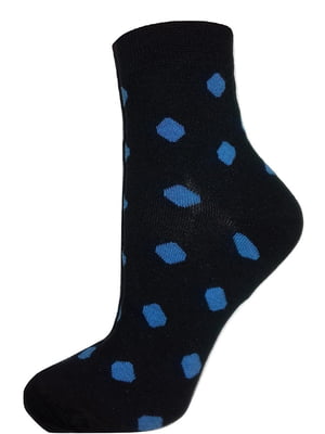 Шкарпетки сині в принт | 6425441