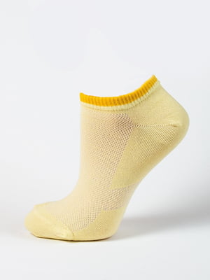 Носки короткие желтые | 6425458