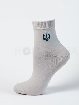 Шкарпетки короткі світло-сірі | 6425465