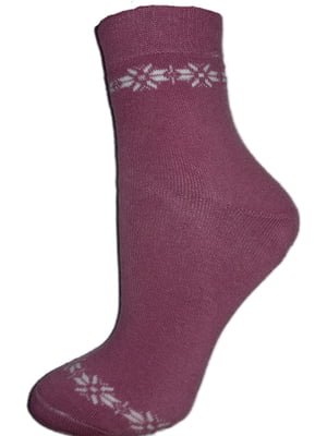 Шкарпетки рожеві з візерунком | 6425514