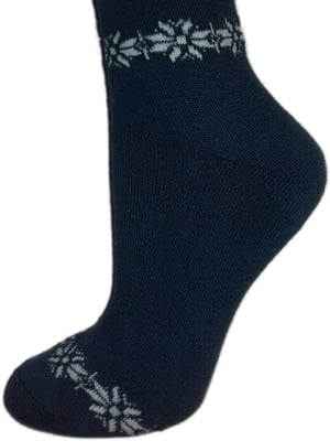 Шкарпетки сині з принтом | 6425516