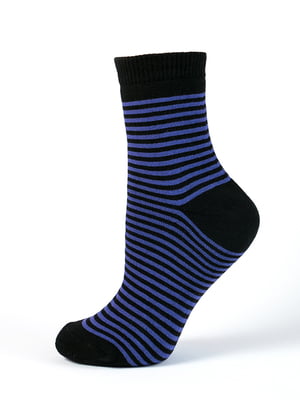 Шкарпетки сині в смужку | 6425545