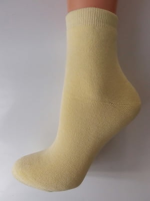 Носки короткие желтые | 6425583