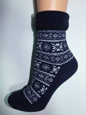 Шкарпетки сині з принтом | 6425590