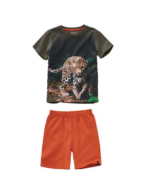 Комплект "Леопард": футболка и шорты | 6427488