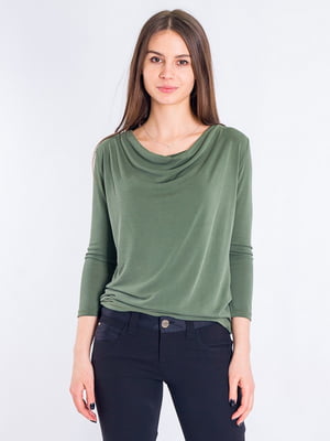 Блуза зеленая | 6431749