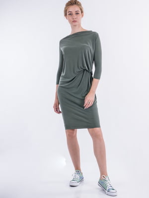 Сукня-футляр зелена | 6431769