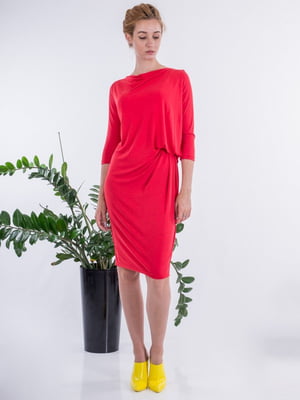 Сукня-футляр червона | 6431771