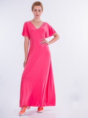 Платье А-силуэта розовое | 6431867