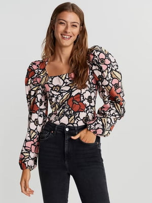 Блуза в квітковий принт | 6431870
