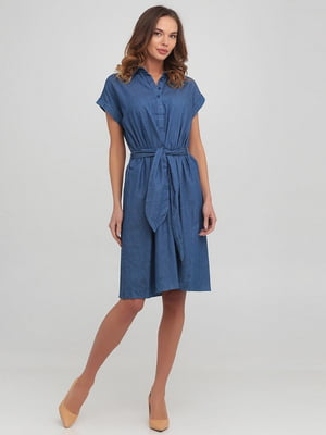 Сукня-сорочка синя | 6431944